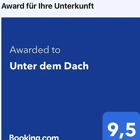 Unter Dem Dach Mit Parkplatz Appartamento